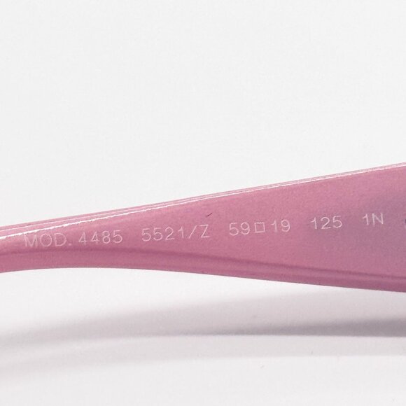 NEW VE4485 5521/Z VERSACE PINK OVERSIZED SUNGLASSES VERSACE MOD 4485 - Picture 8 of 10